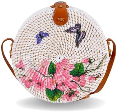 Handbags Women Handwoven Bag with Leather Strap Crossbody Bag